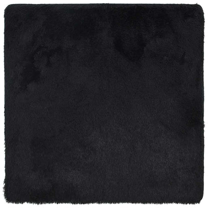 Teppich Shaggy Hochflor NAVARRA Schwarz 240x240 cm Polyester