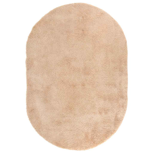 Teppich Shaggy Hochflor NAVARRA Beige 300x200 cm Polyester