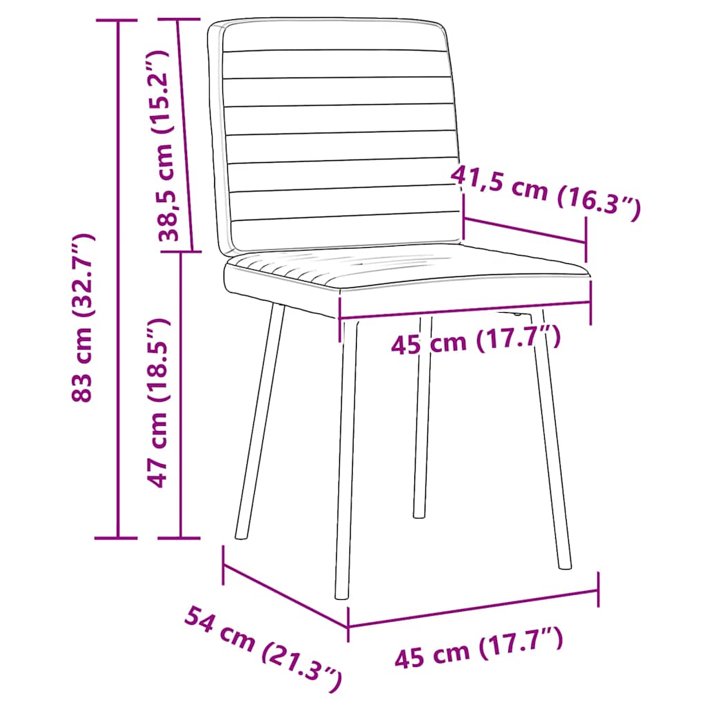 Esszimmerstühle 4 Stk. Weiß Kunstleder