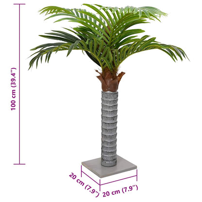 Palme Künstlich 6 Blätter 100 cm Grün