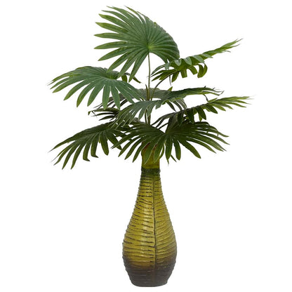 Palme Künstlich 9 Blätter 65 cm Grün