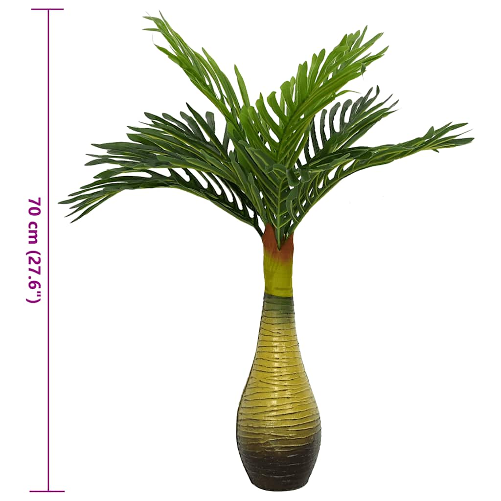 Palme Künstlich 9 Blätter 70 cm Grün