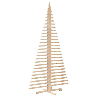 Weihnachtsbaum Holz zum Schmücken 210 cm Massivholz Kiefer