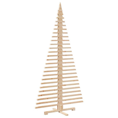 Weihnachtsbaum Holz zum Schmücken 210 cm Massivholz Kiefer