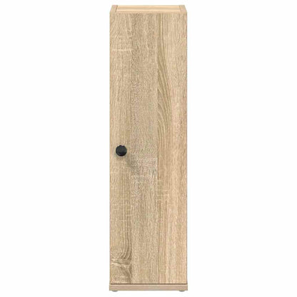 Badezimmerschrank mit Rollenhalter Sonoma-Eiche 20,5x22x72 cm