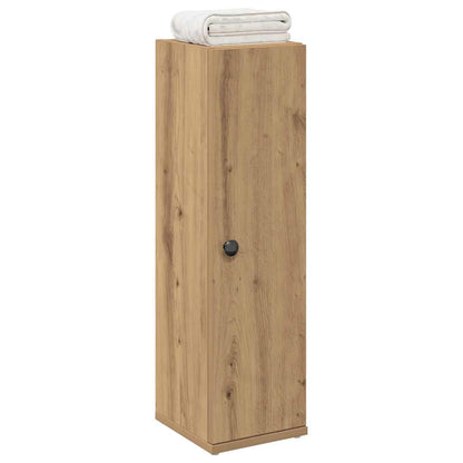 Badezimmerschrank mit Rollenhalter Artisan-Eiche 20,5x22x72 cm