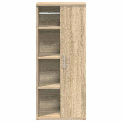 Badezimmerschrank mit Rollenhalter Sonoma-Eiche 39x22x90 cm