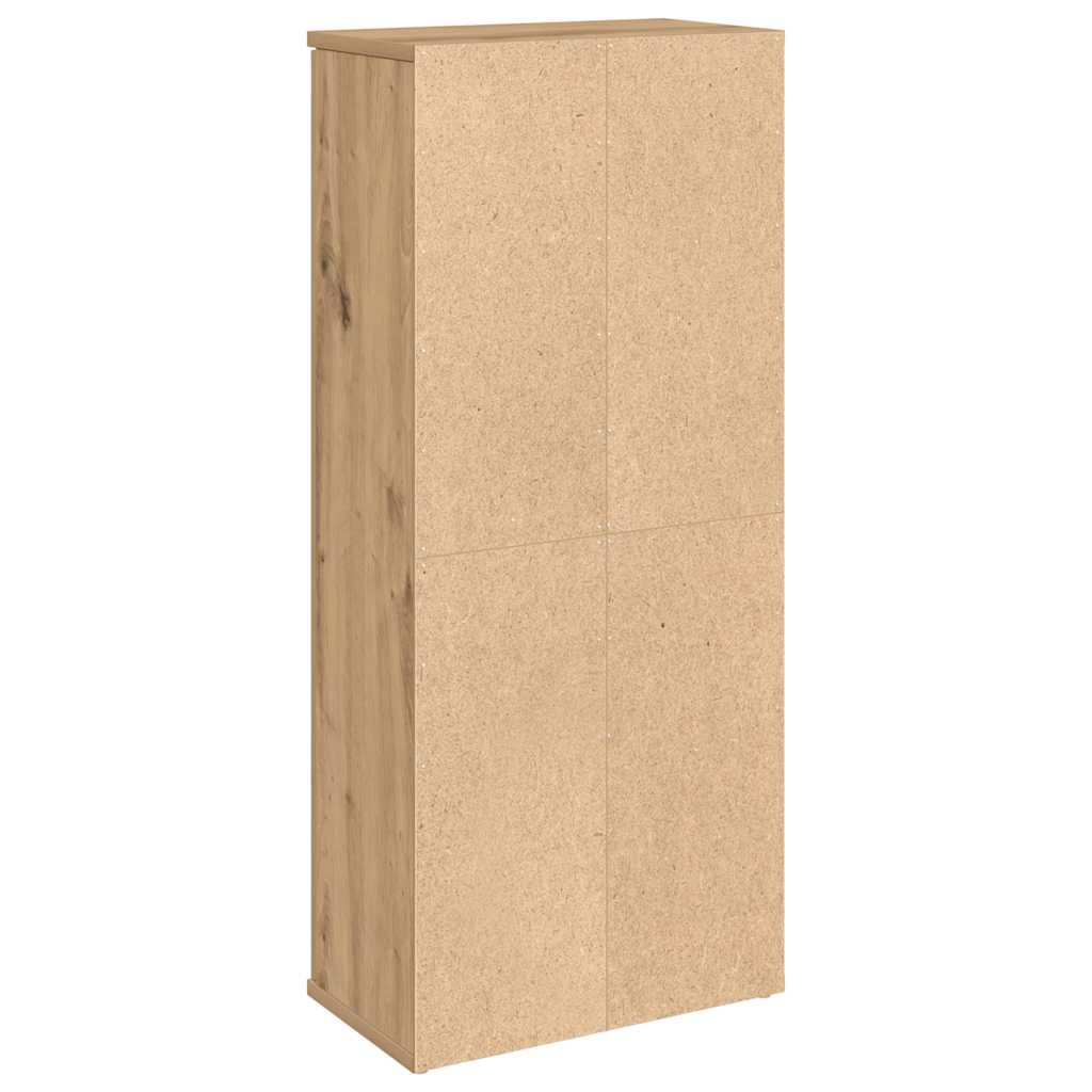 Badezimmerschrank mit Rollenhalter Artisan-Eiche 39x22x90 cm