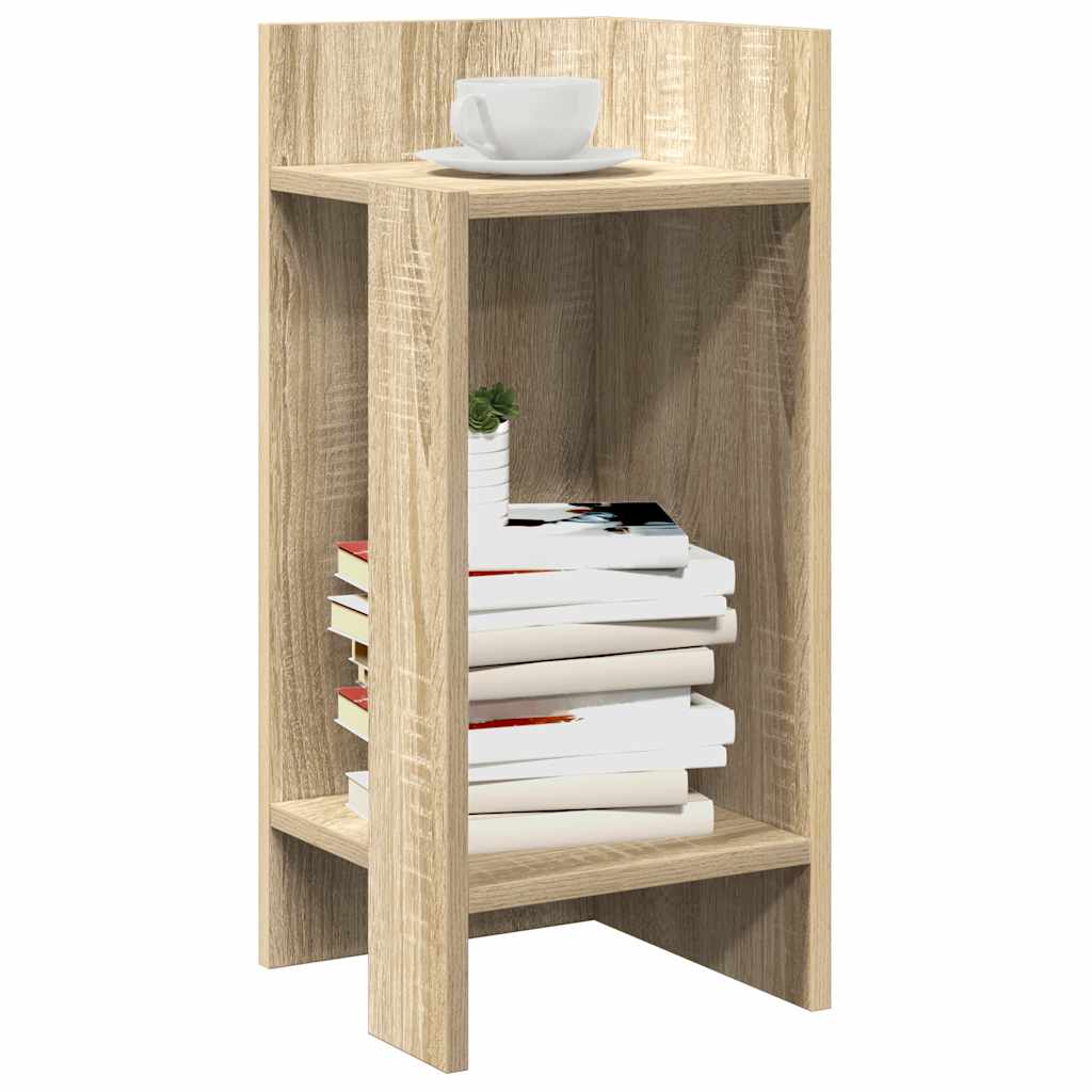 Beistelltisch mit Ablage Sonoma-Eiche 25,5x27x60 cm