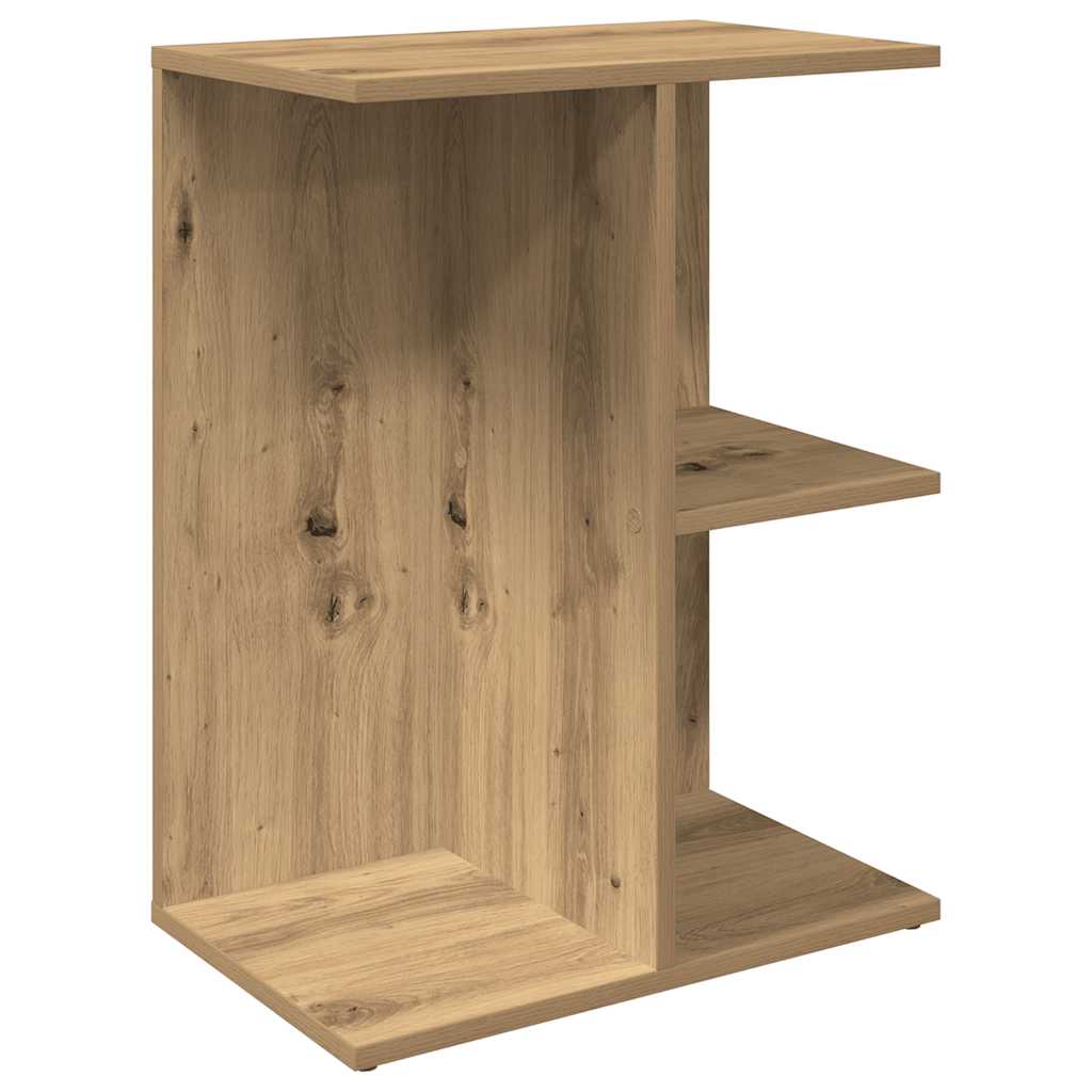 Nachttische 2 Stk. Artisan-Eiche 46,5x29x61 cm Holzwerkstoff