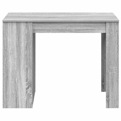 Schreibtisch mit Schubladen Ablage Grau Sonoma 102x62x77,5 cm