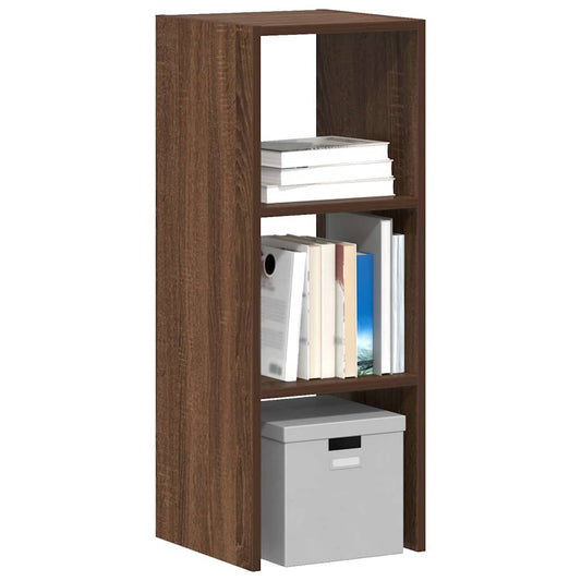 Bücherregal Stapelbar Braun Eichen-Optik 30x30x80 cm