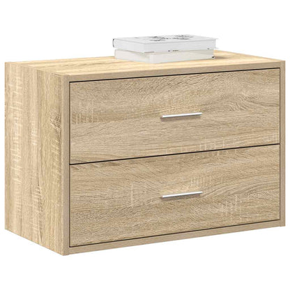 Schrank mit 2 Schubladen Sonoma-Eiche 60x31x40cm Holzwerkstoff