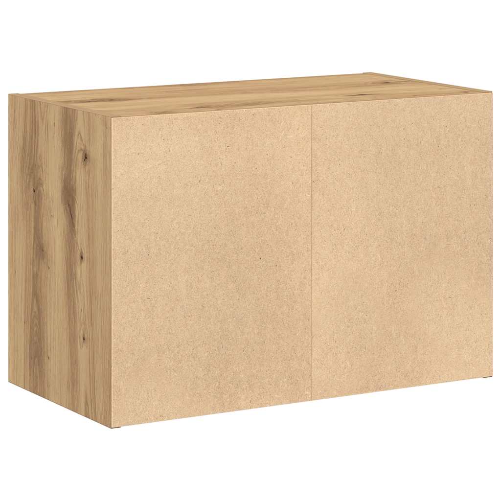 Schrank mit 2 Schubladen Artisan-Eiche 60x31x40cm Holzwerkstoff