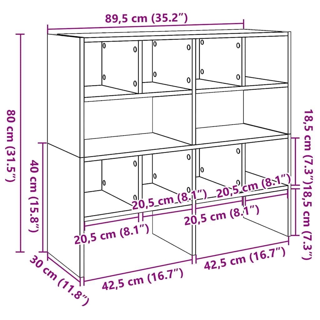 Schuhregale 2 Stk. Stapelbar Weiß 89,5x30x40 cm