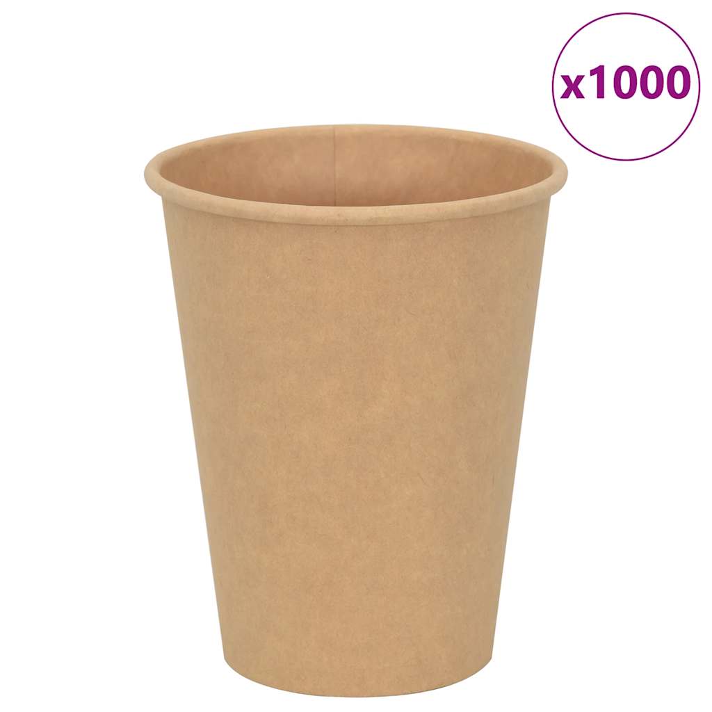 Pappbecher 1000 Stk. 12oz 300ml Braun