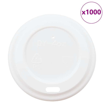 Deckel für Pappbecher Ø60 mm 4oz 1000 Stk. Weiß Kunststoff