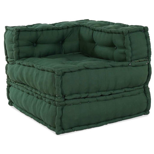 Pouf Modular Grün 70x70x54 cm Stoff