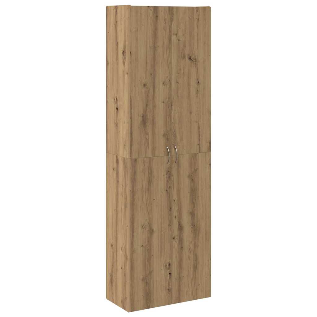 Highboard Artisan-Eiche 60x32x190 cm Holzwerkstoff