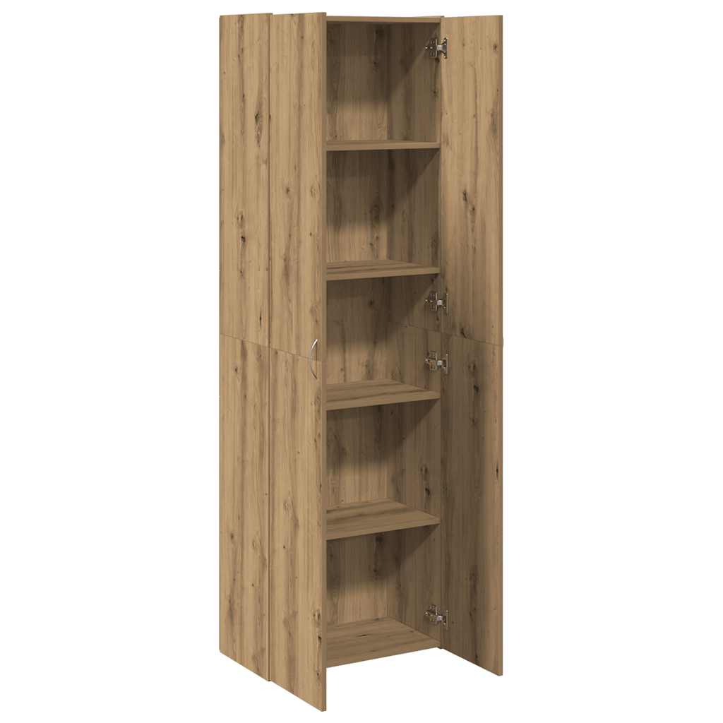 Highboard Artisan-Eiche 60x32x190 cm Holzwerkstoff