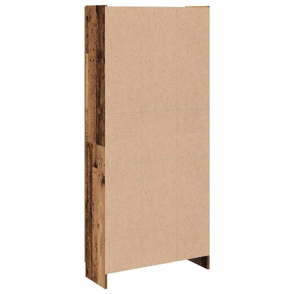 Highboard Altholz-Optik 82,5x30,5x185 cm Holzwerkstoff