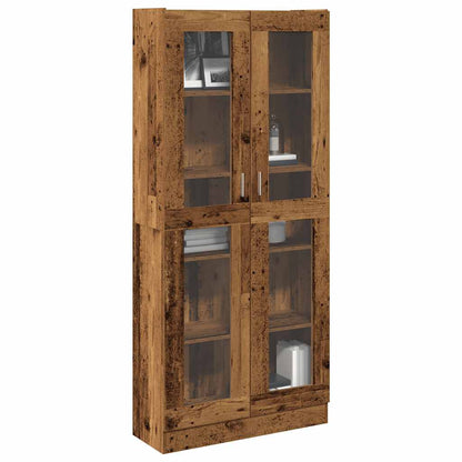 Highboard Altholz-Optik 82,5x30,5x185 cm Holzwerkstoff