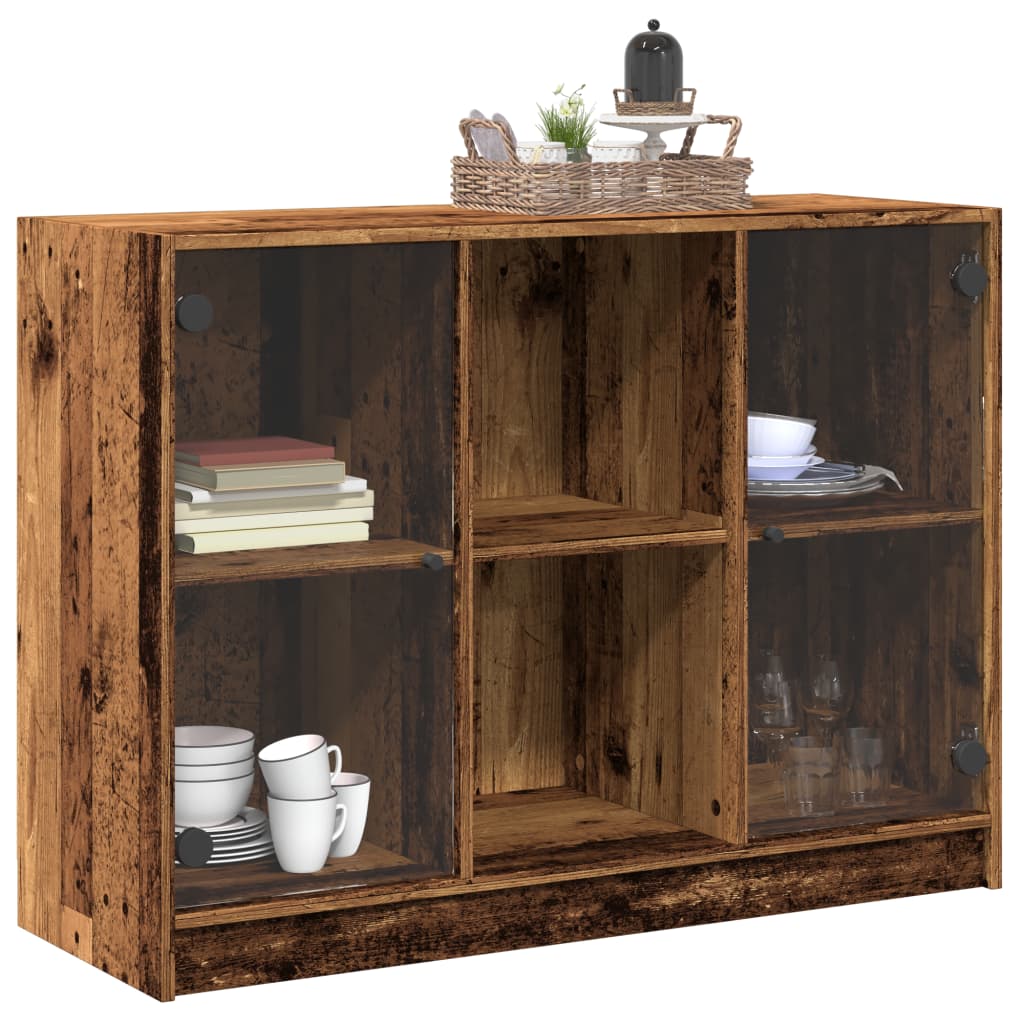 Sideboard Altholz-Optik 102x37x75,5 cm Holzwerkstoff