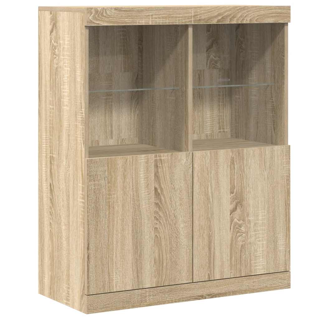 Sideboard Sonoma-Eiche 81x37x100 cm Holzwerkstoff