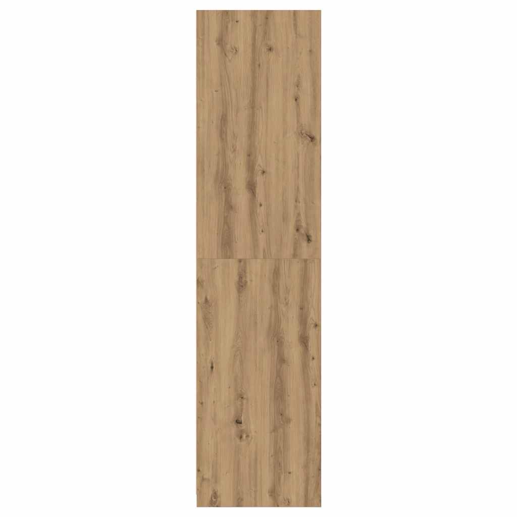 Kleiderschrank Artisan-Eiche 100x50x200 cm Holzwerkstoff