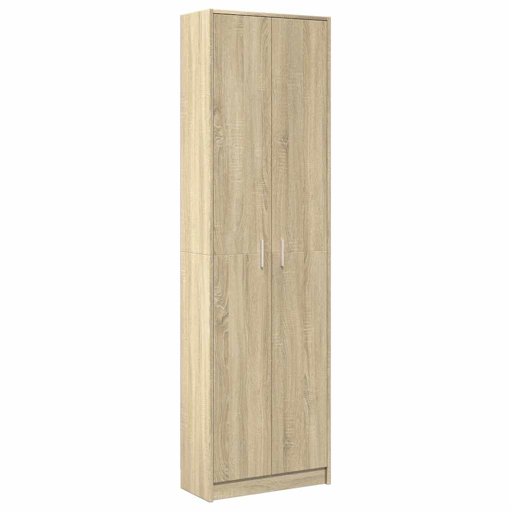 Garderobenschrank Sonoma-Eiche 55x25x189 cm Holzwerkstoff