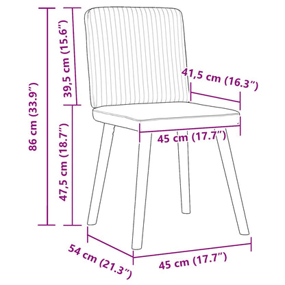 Esszimmerstühle 2 Stk. Schwarz Stoff