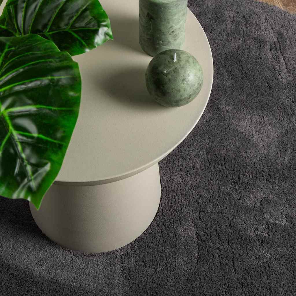 Teppich HUARTE Anthrazit 100 x 200 cm 100 %Polyester