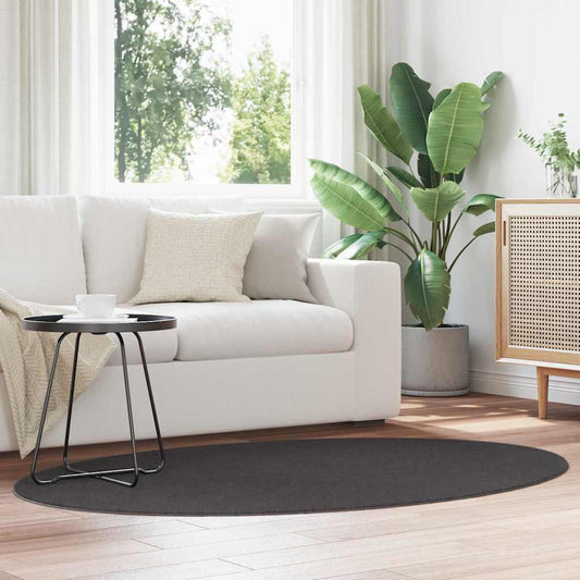 Teppich HUARTE Anthrazit 170 x 120 cm 100 %Polyester