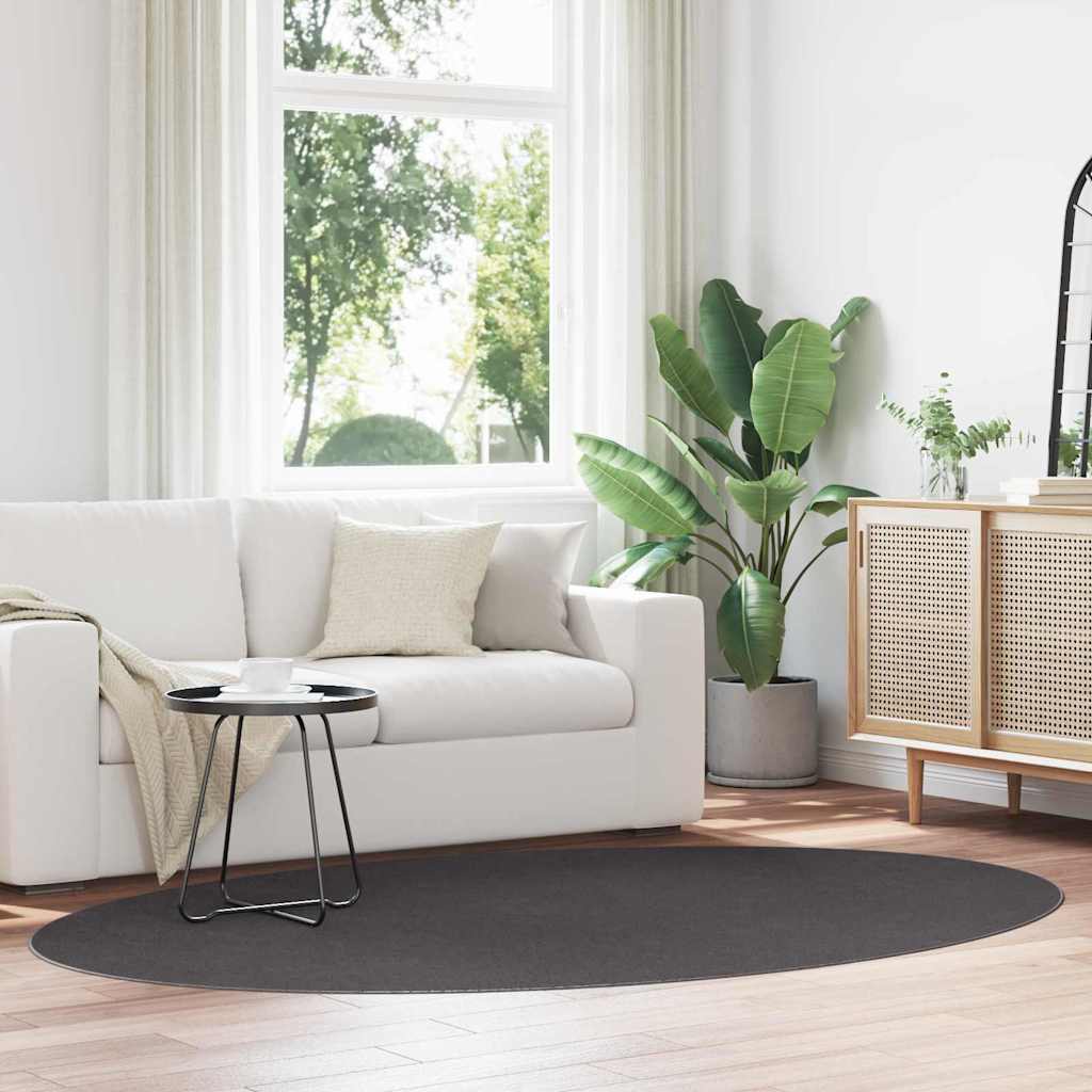 Teppich HUARTE Anthrazit 230 x 160 cm 100 %Polyester