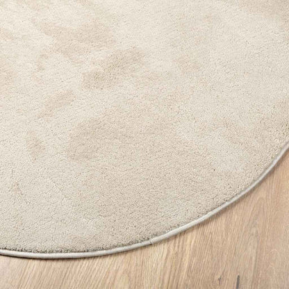 Bereichsteppiche Oval HUARTE Beige 140 x 200 cm 100 %Polyester