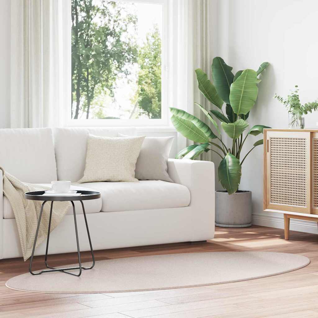 Teppich HUARTE Sand 100 x 200 cm Polyester