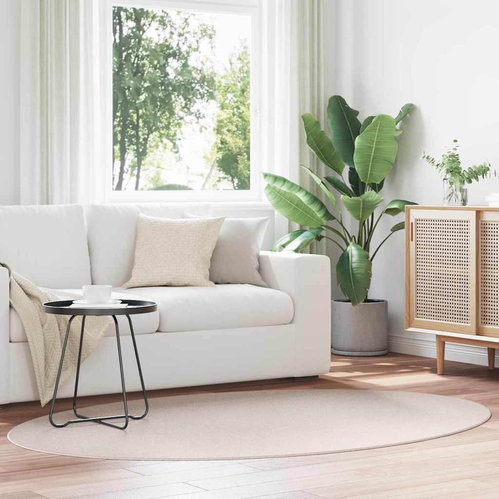 Teppich HUARTE Sand 200 x 140 cm 100 %Polyester