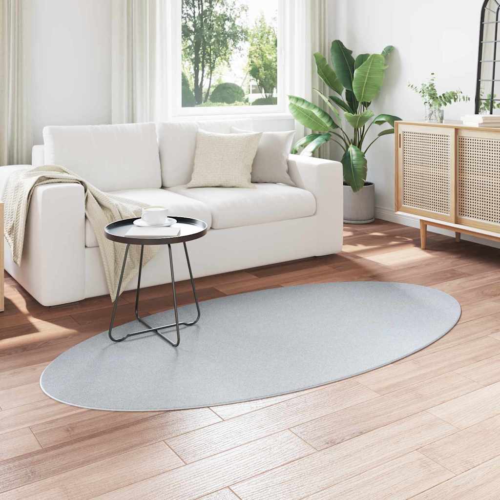 Teppich HUARTE Grau 100 x 200 cm 100 %Polyester