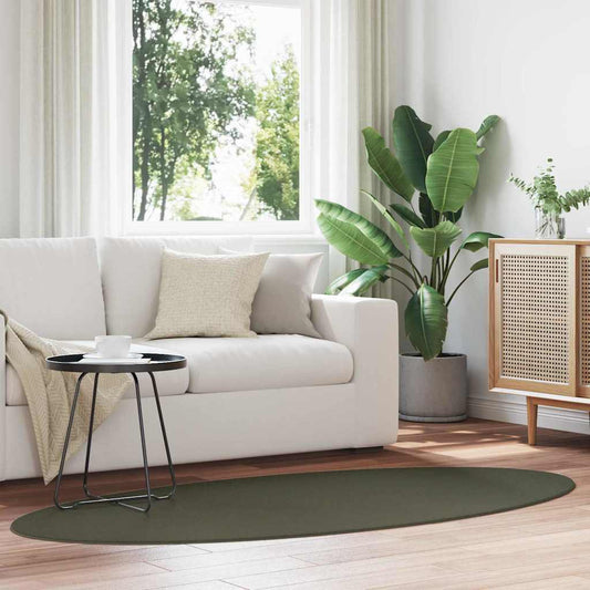 Teppich HUARTE Waldgrün 100 x 200 cm 100 %Polyester