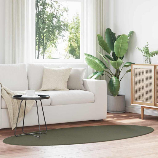 Teppich HUARTE Waldgrün 170 x 120 cm 100 %Polyester