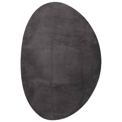 Teppich HUARTE Anthrazit 120 x 170 cm Polyester