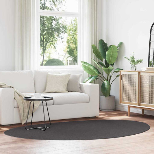 Teppich HUARTE Anthrazit 160 x 230 cm Polyester