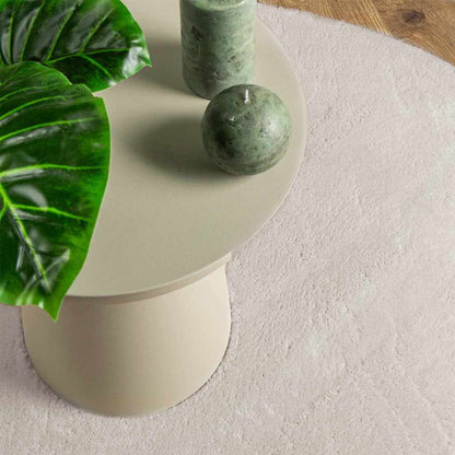 Teppich HUARTE Sand 140 x 200 cm Polyester