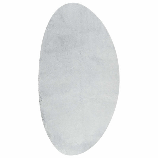 Teppich HUARTE Grau 80 x 150 cm Polyester