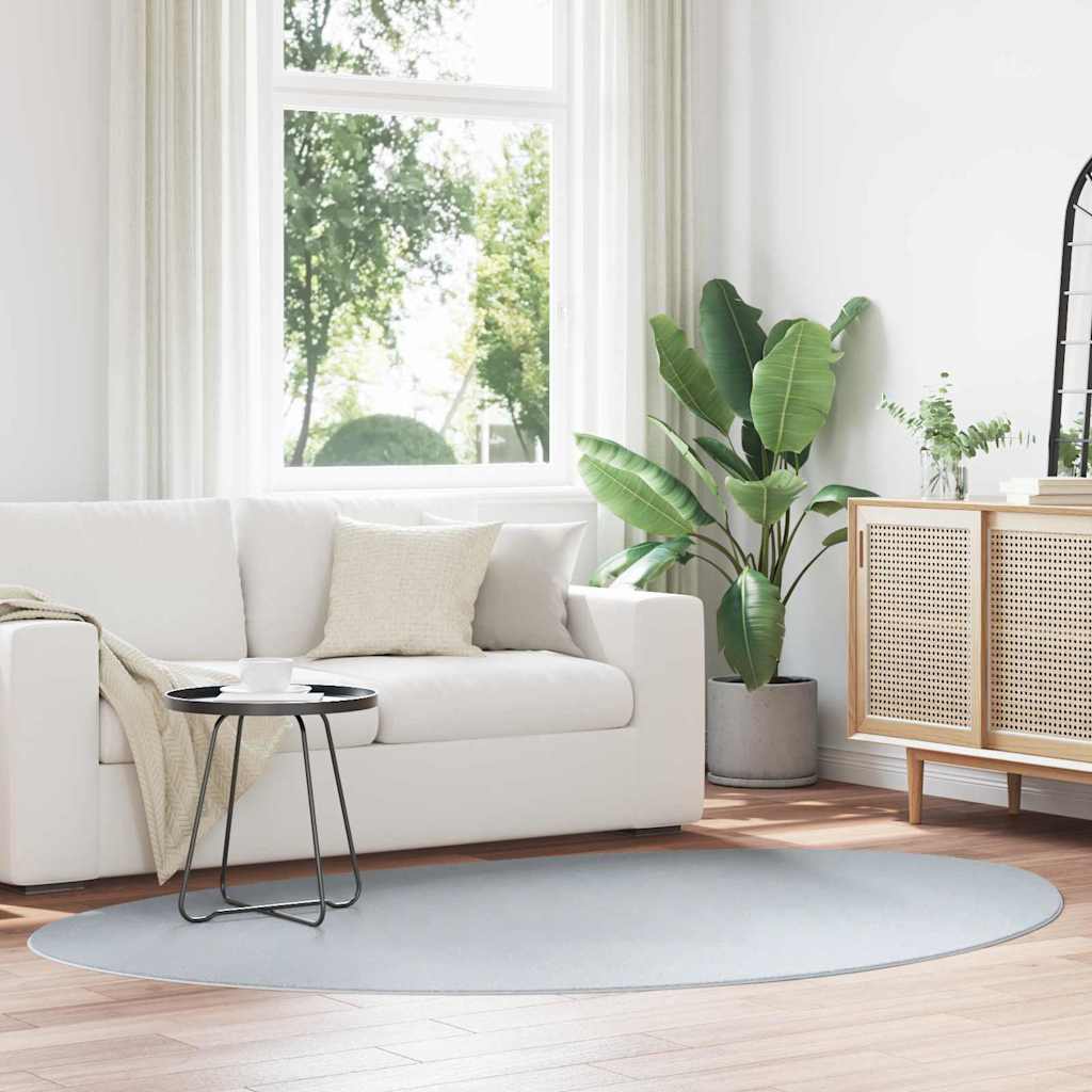 Teppich HUARTE Grau 160 x 230 cm Polyester