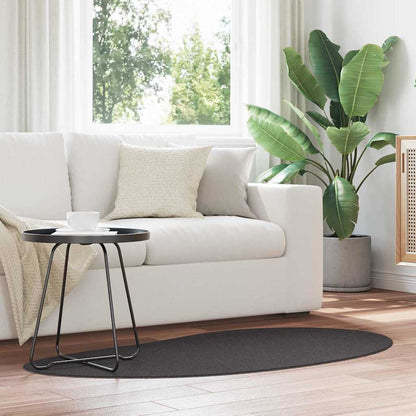 Teppich Anthrazit 80 x 150 cm Polyester