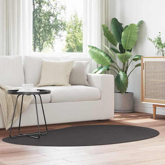 Teppich Anthrazit 120 x 170 cm Polyester