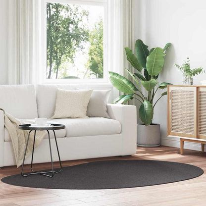 Teppich Anthrazit 140 x 200 cm Polyester