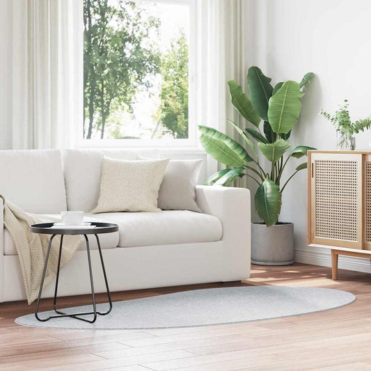 Teppich Grau 100 x 200 cm Polyester