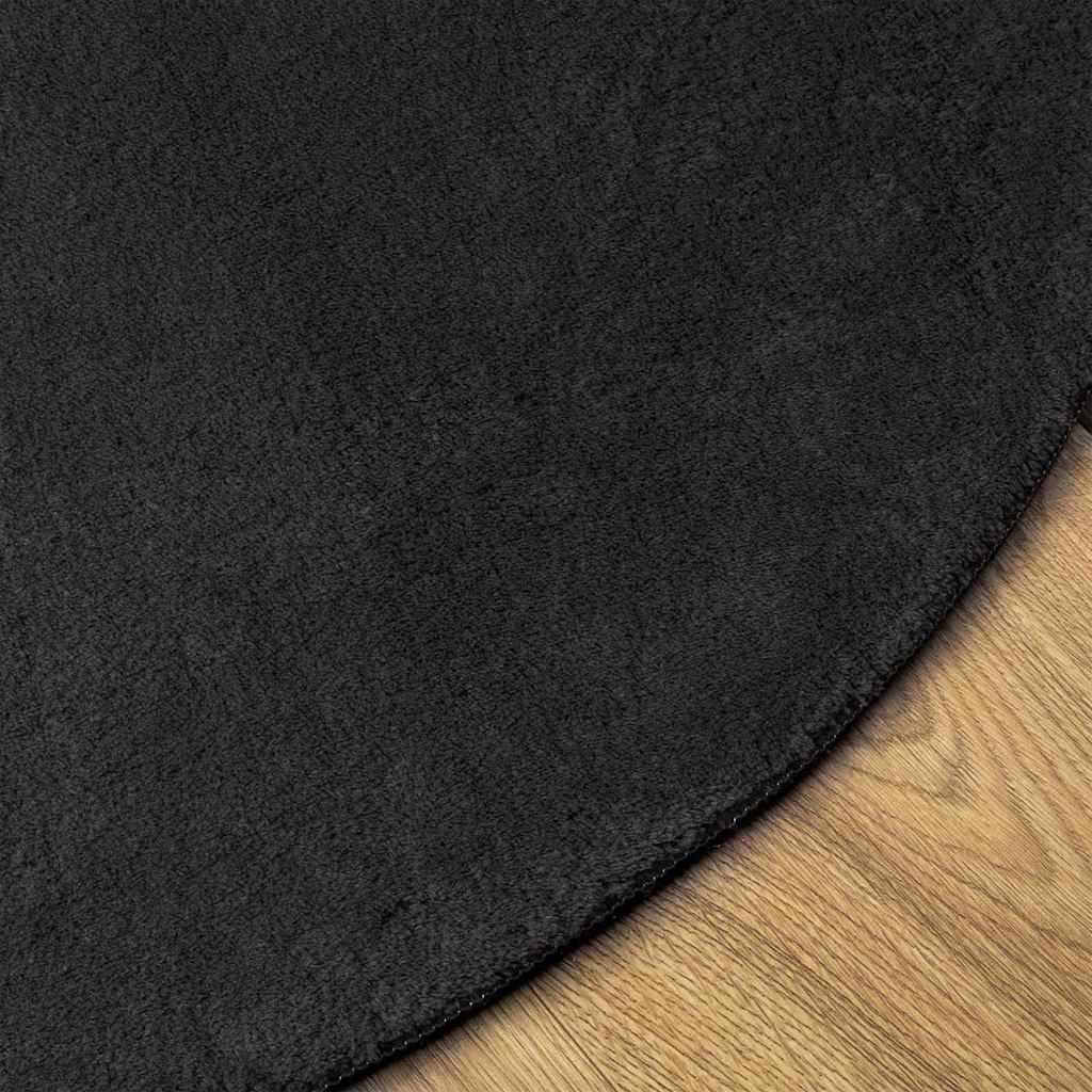 Teppich Schwarz 120 x 170 cm Polyester